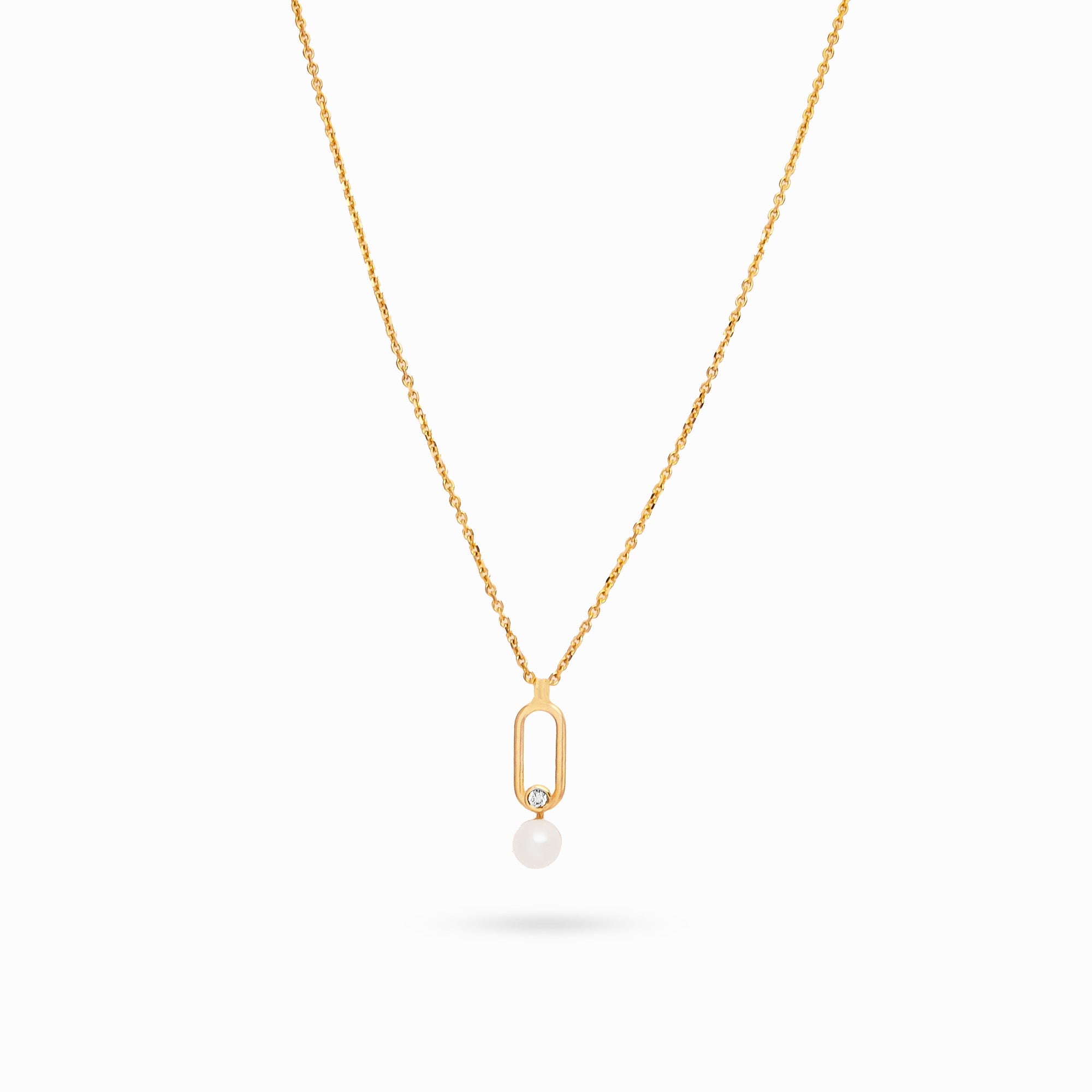 Lumi Pearl Drop Necklace