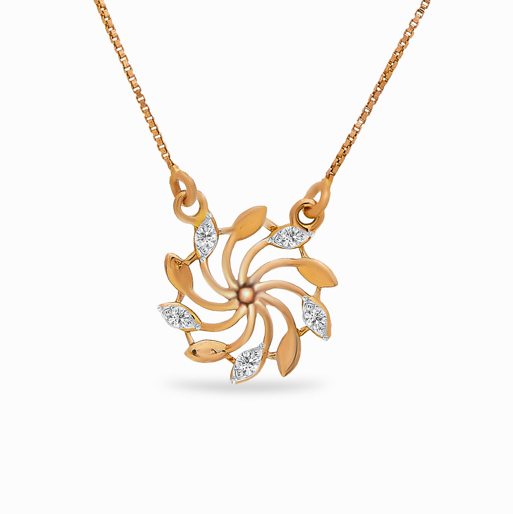 Sun Bloom Diamond Necklace