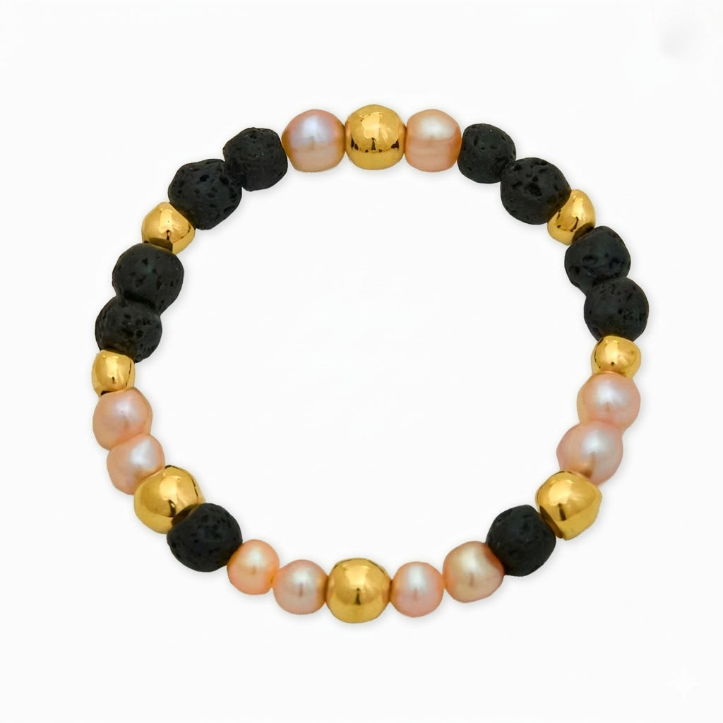 Midnight Glow Bead Bracelet