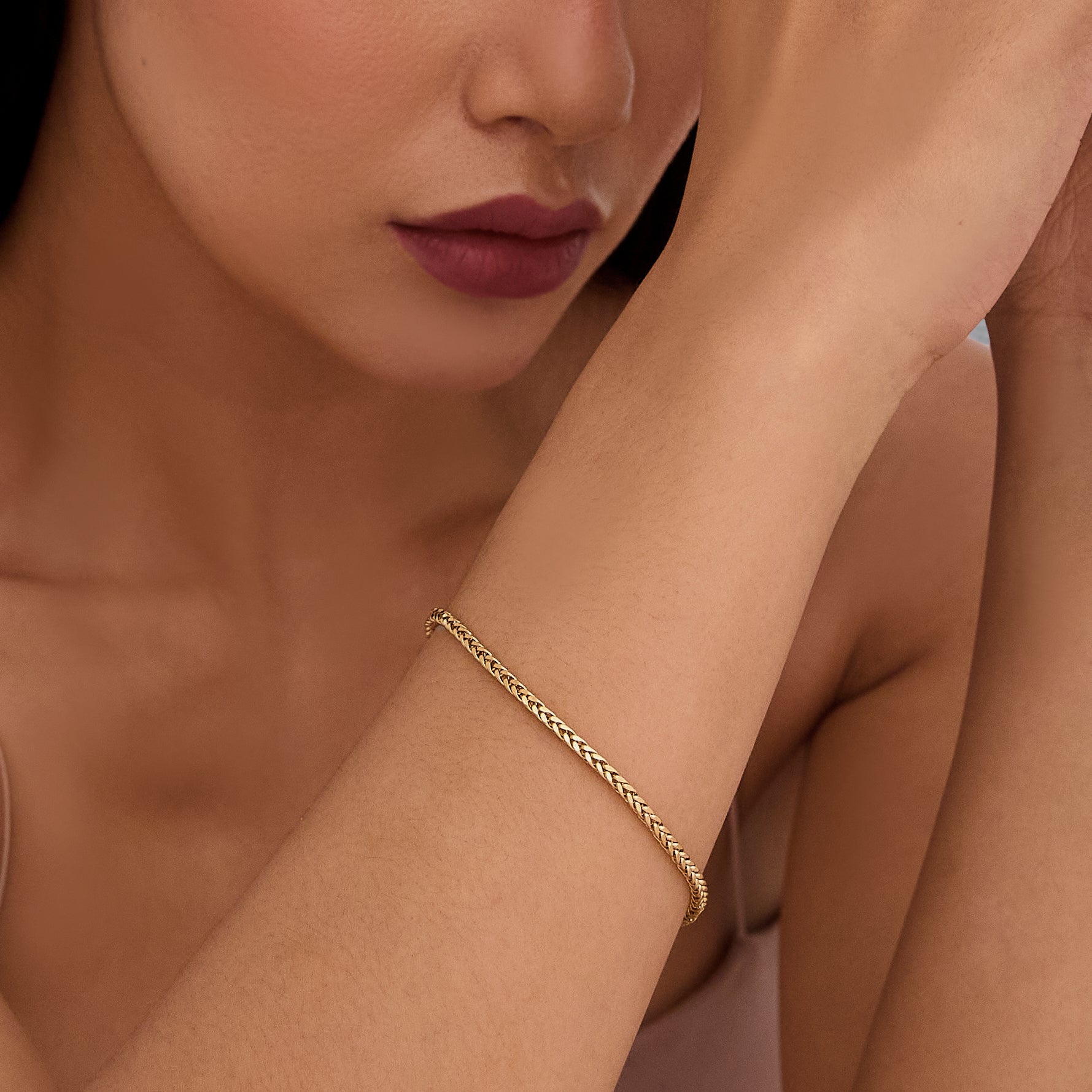 Woven Gold Bracelet