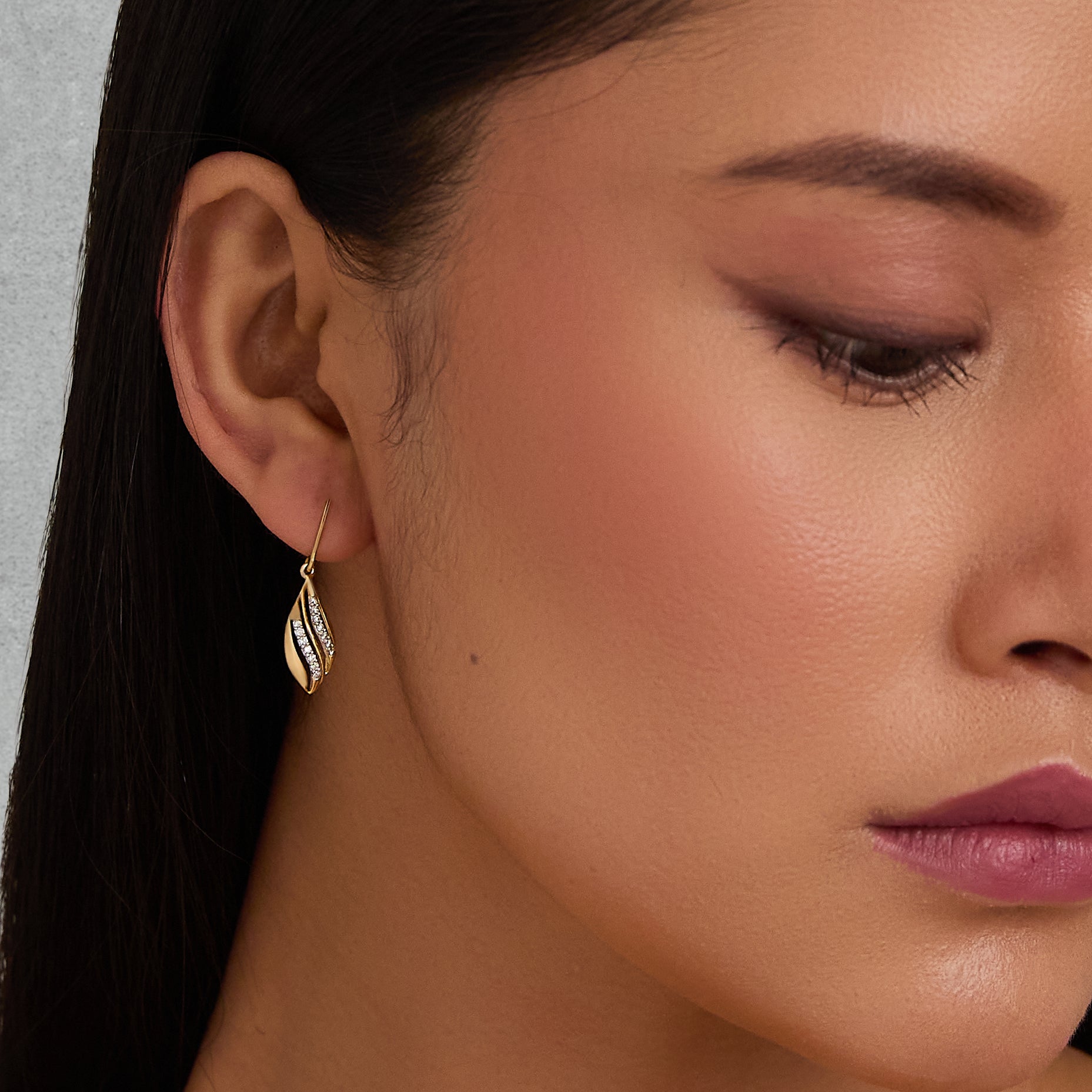 Elar Diamond Drop Earrings