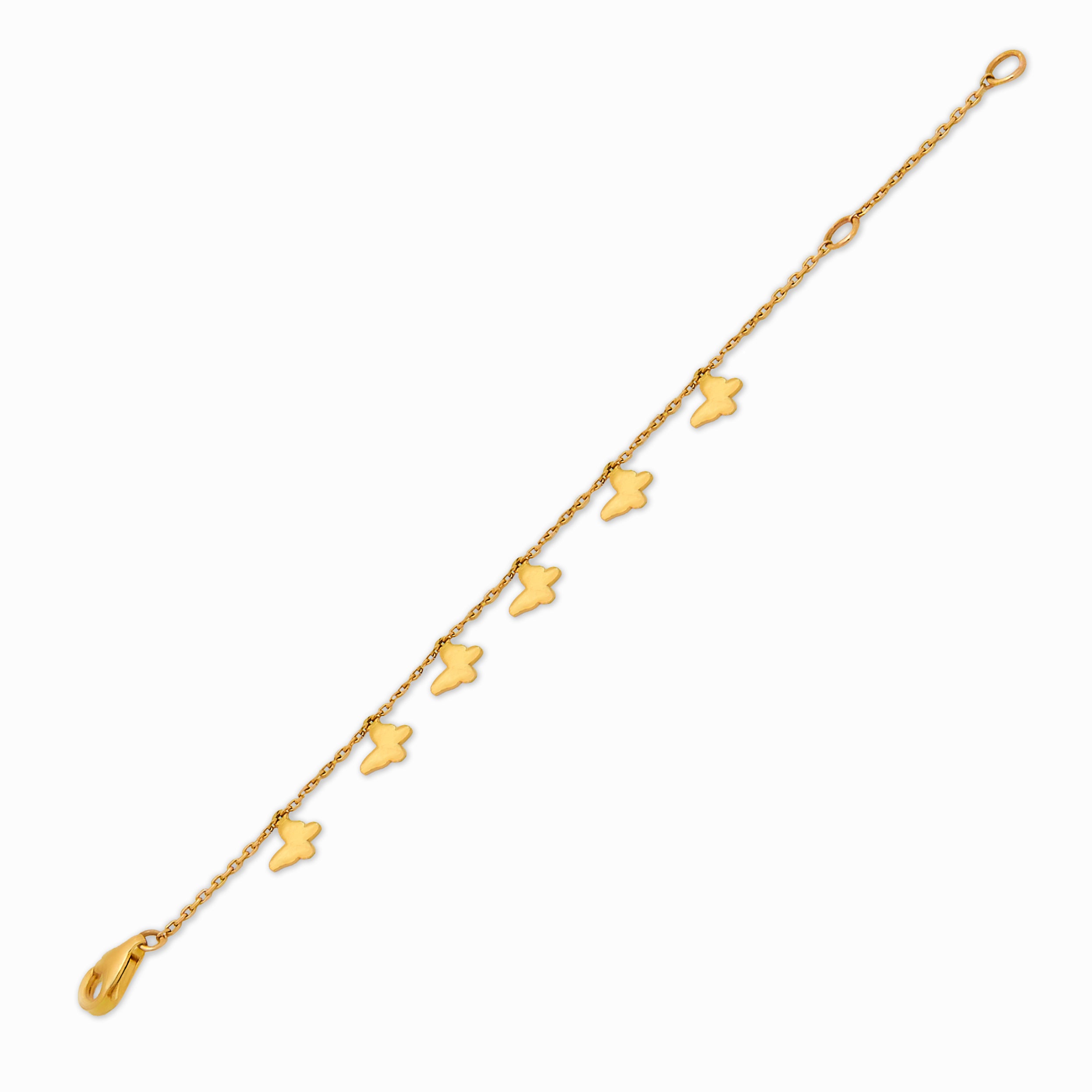 Flutter Gold Bracelet