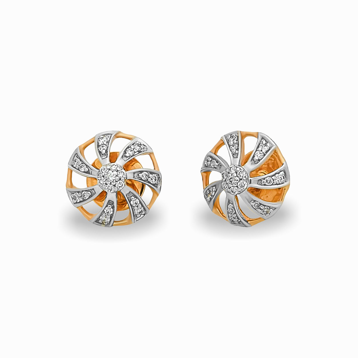 Sunburst Diamond Studs