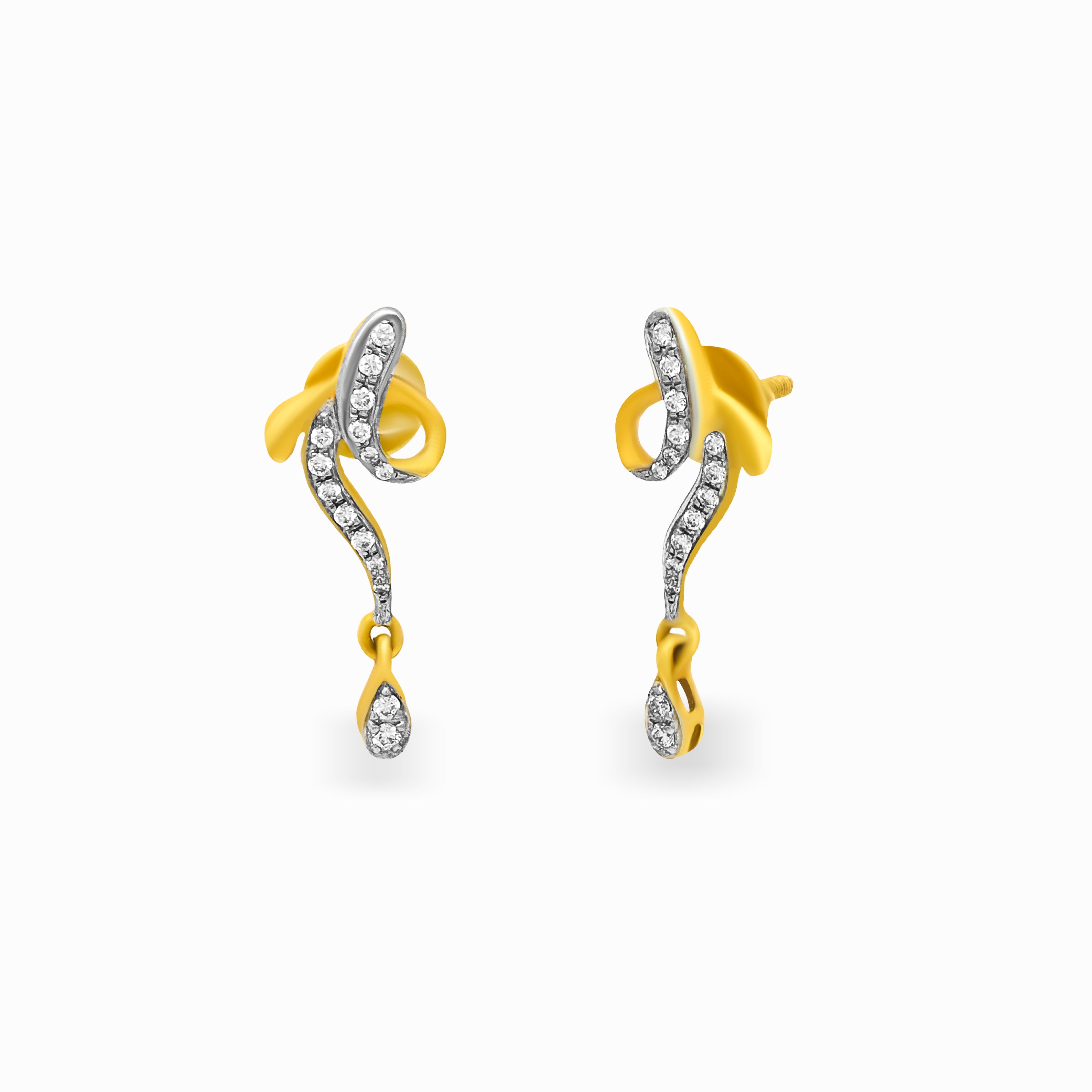 Lira Diamond Drop Earrings