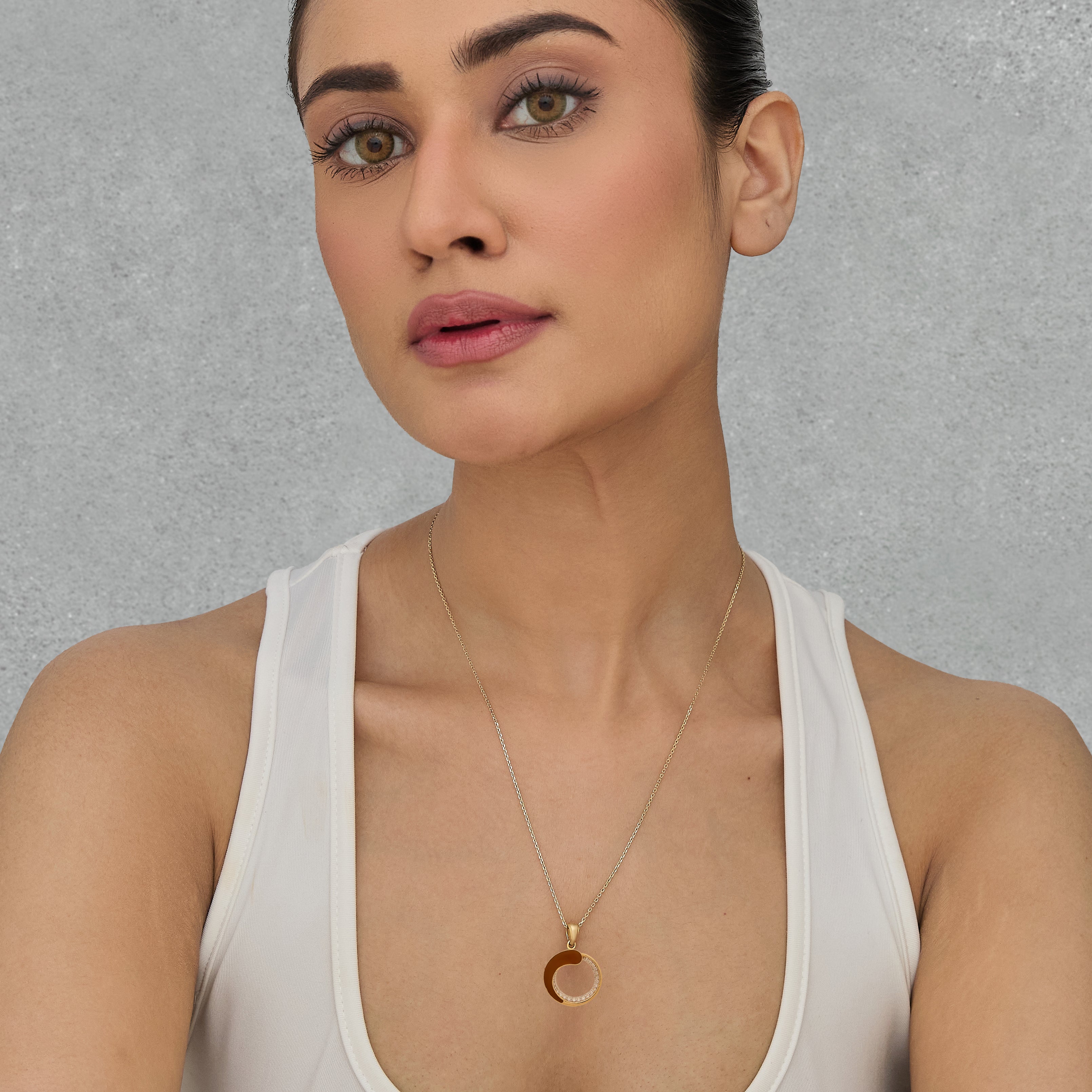 Half Halo Necklace