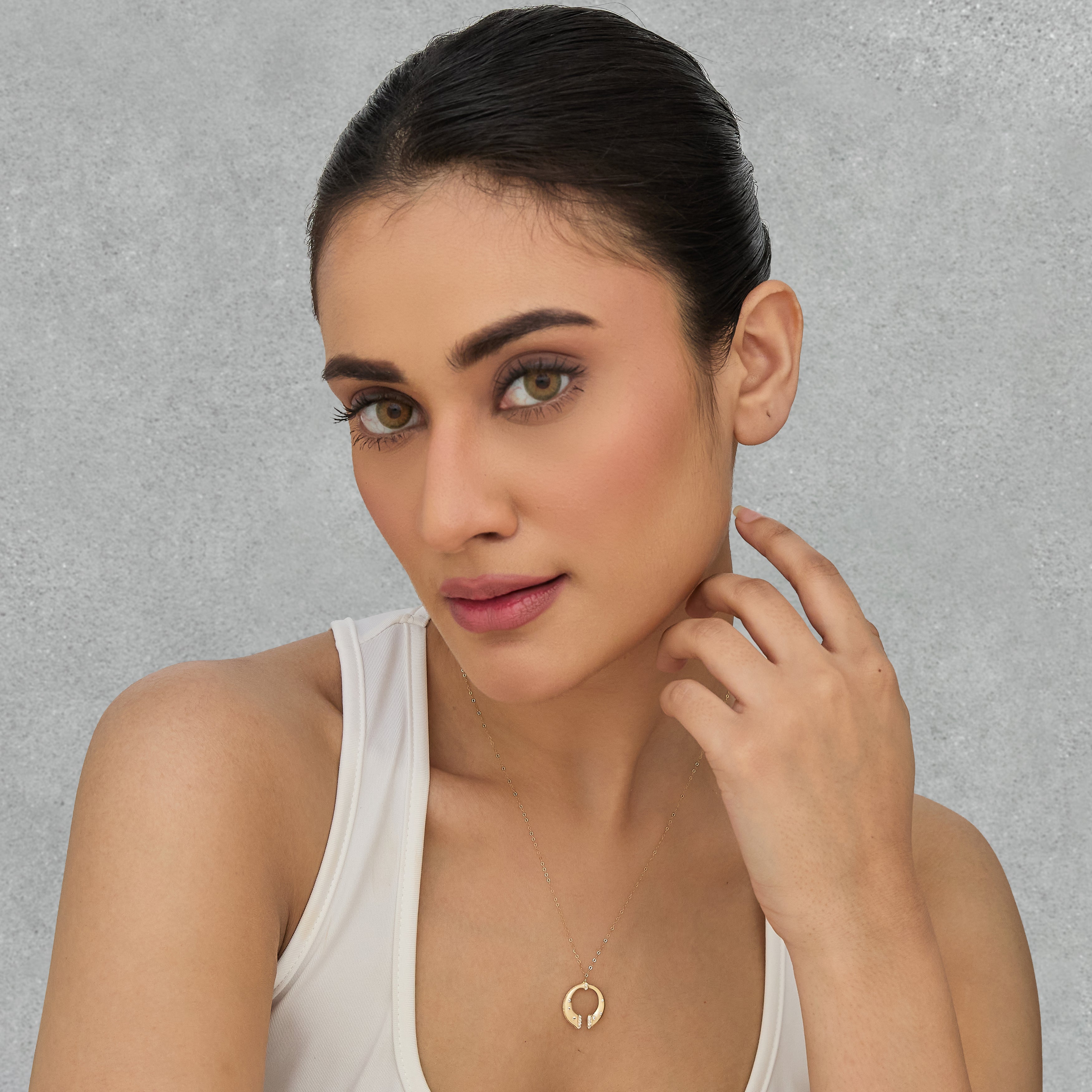 Halo Split Necklace