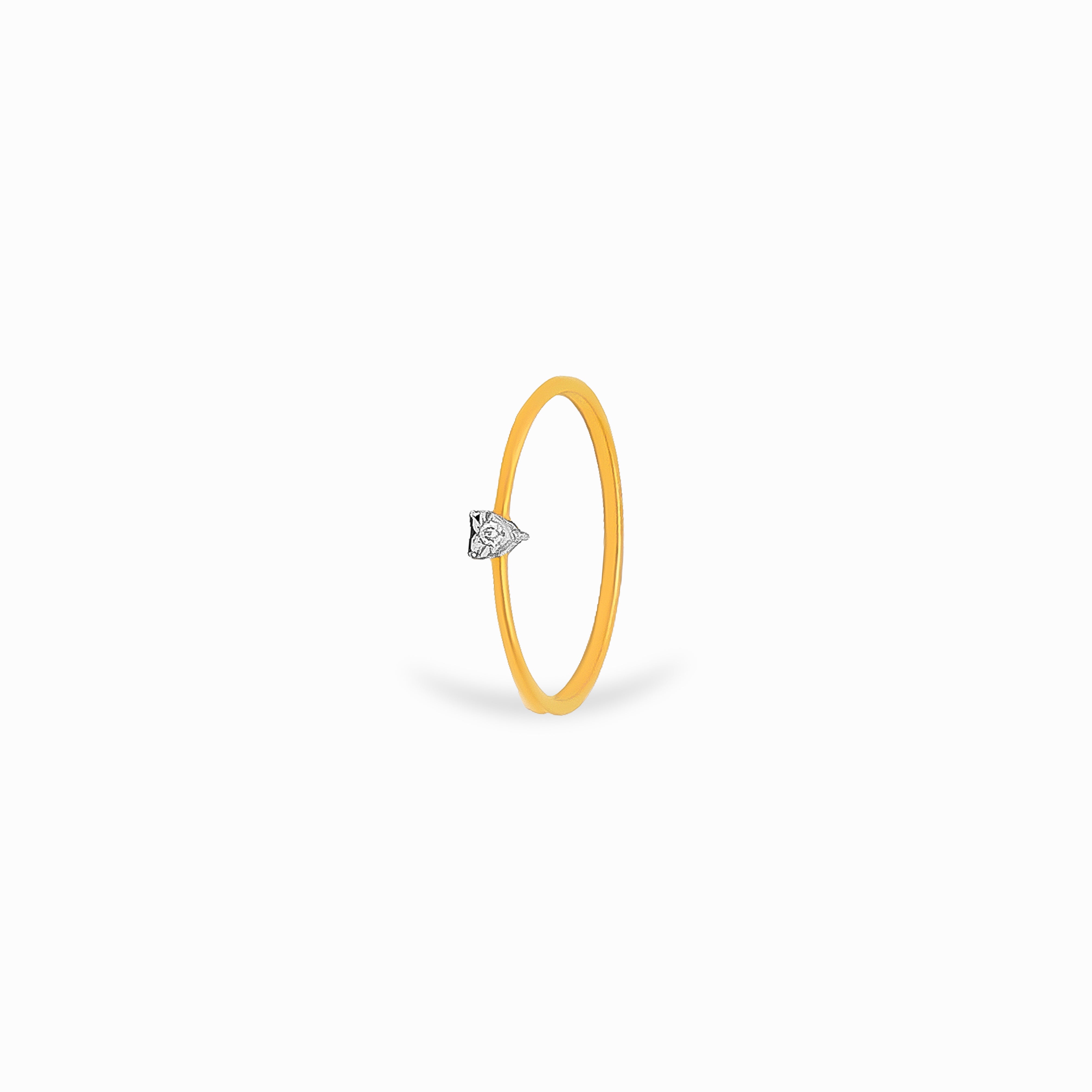 Mini Heart Diamond Ring