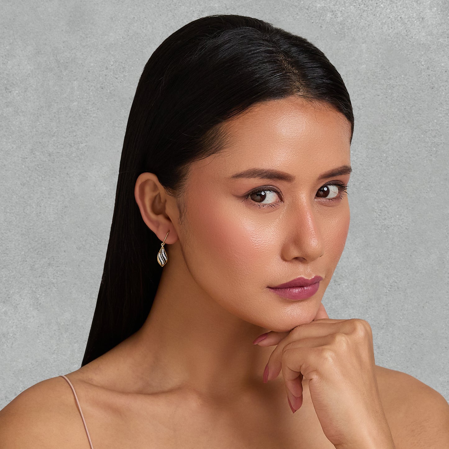 Elar Diamond Drop Earrings