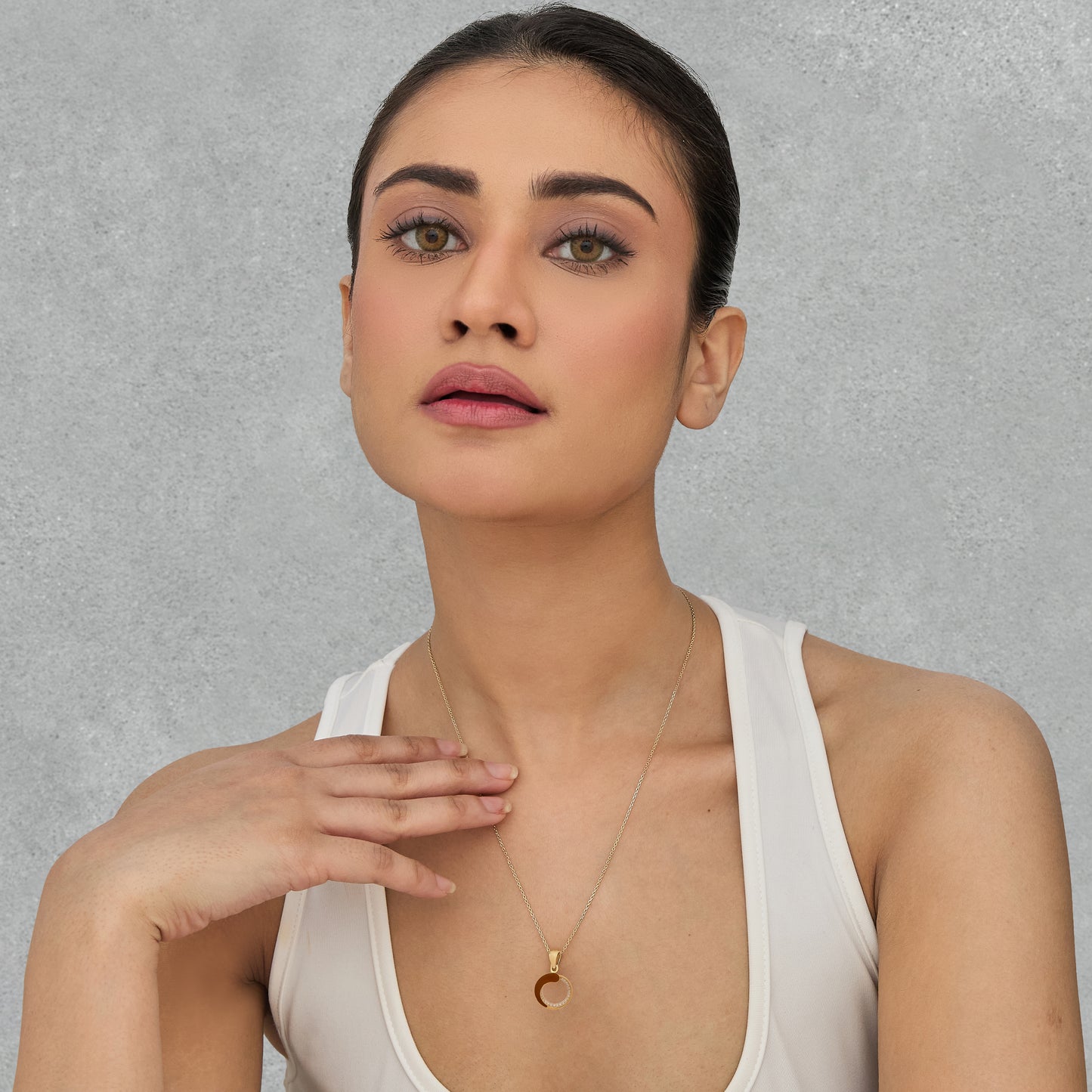 Half Halo Necklace
