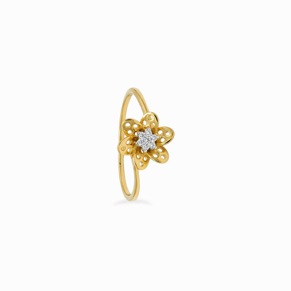 Petal Kiss Diamond Ring