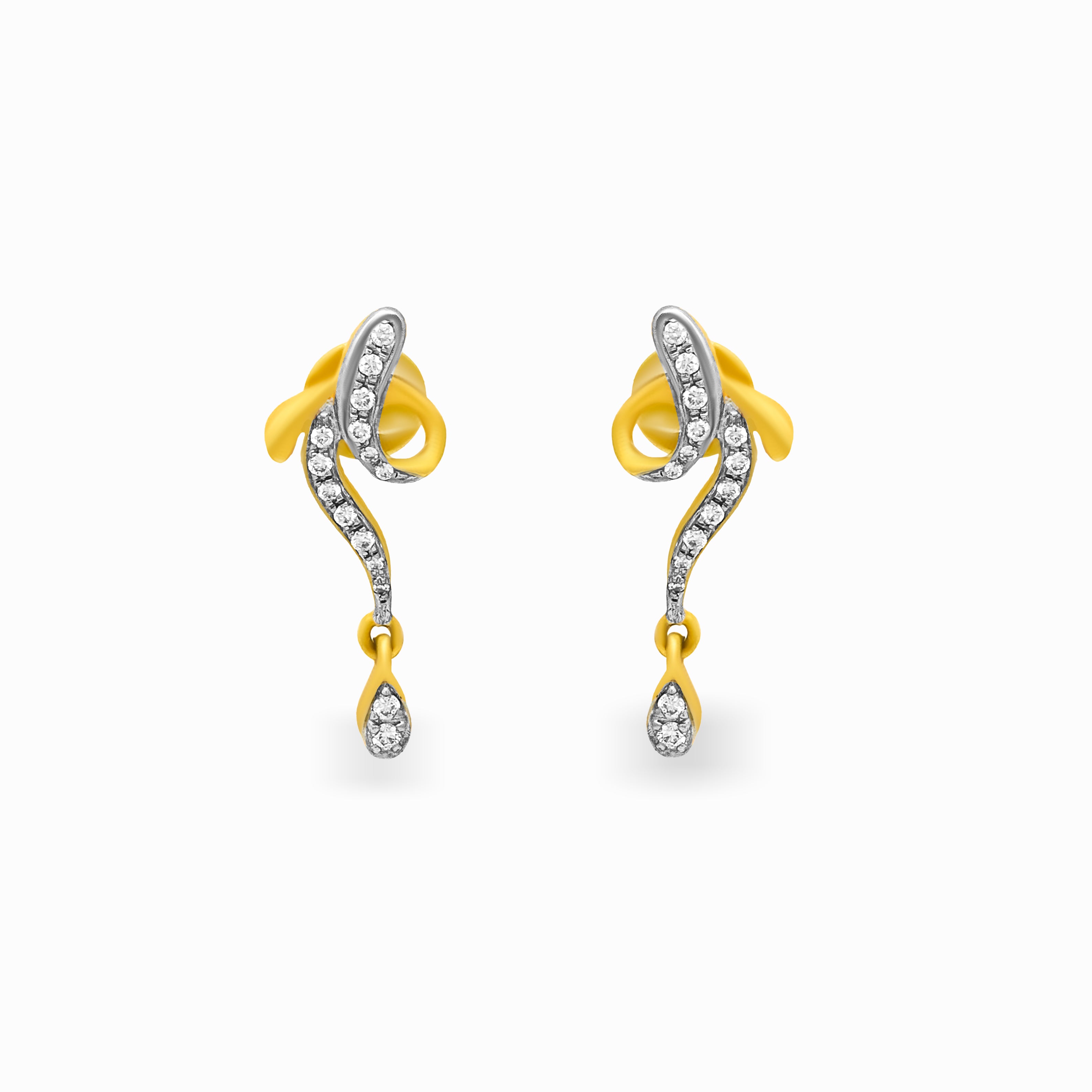 Lira Diamond Drop Earrings