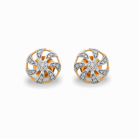 Sunburst Diamond Studs