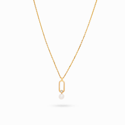 Lumi Pearl Drop Necklace