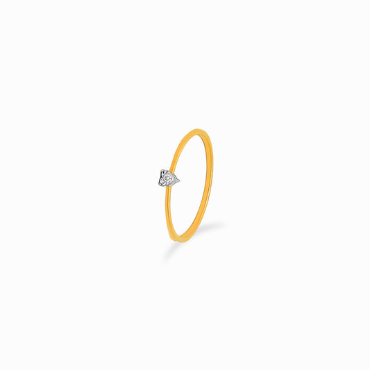 Mini Heart Diamond Ring