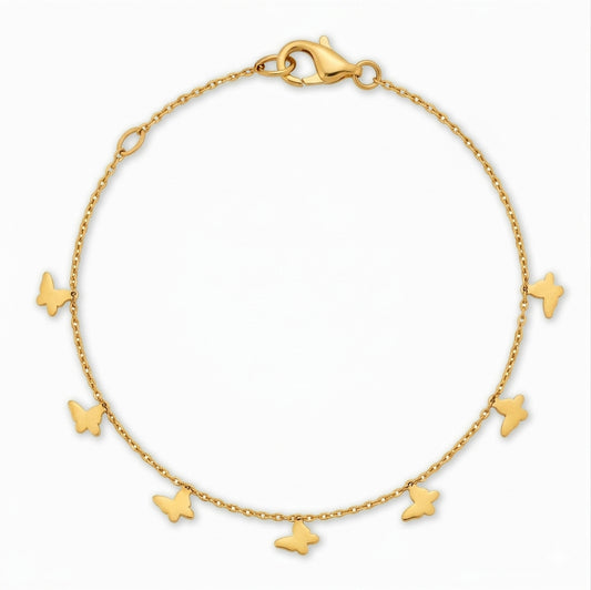 Flutter Gold Bracelet