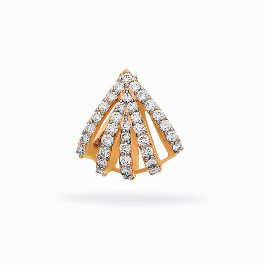 Ray Line Diamond Necklace