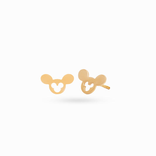 Mickey Gold Studs