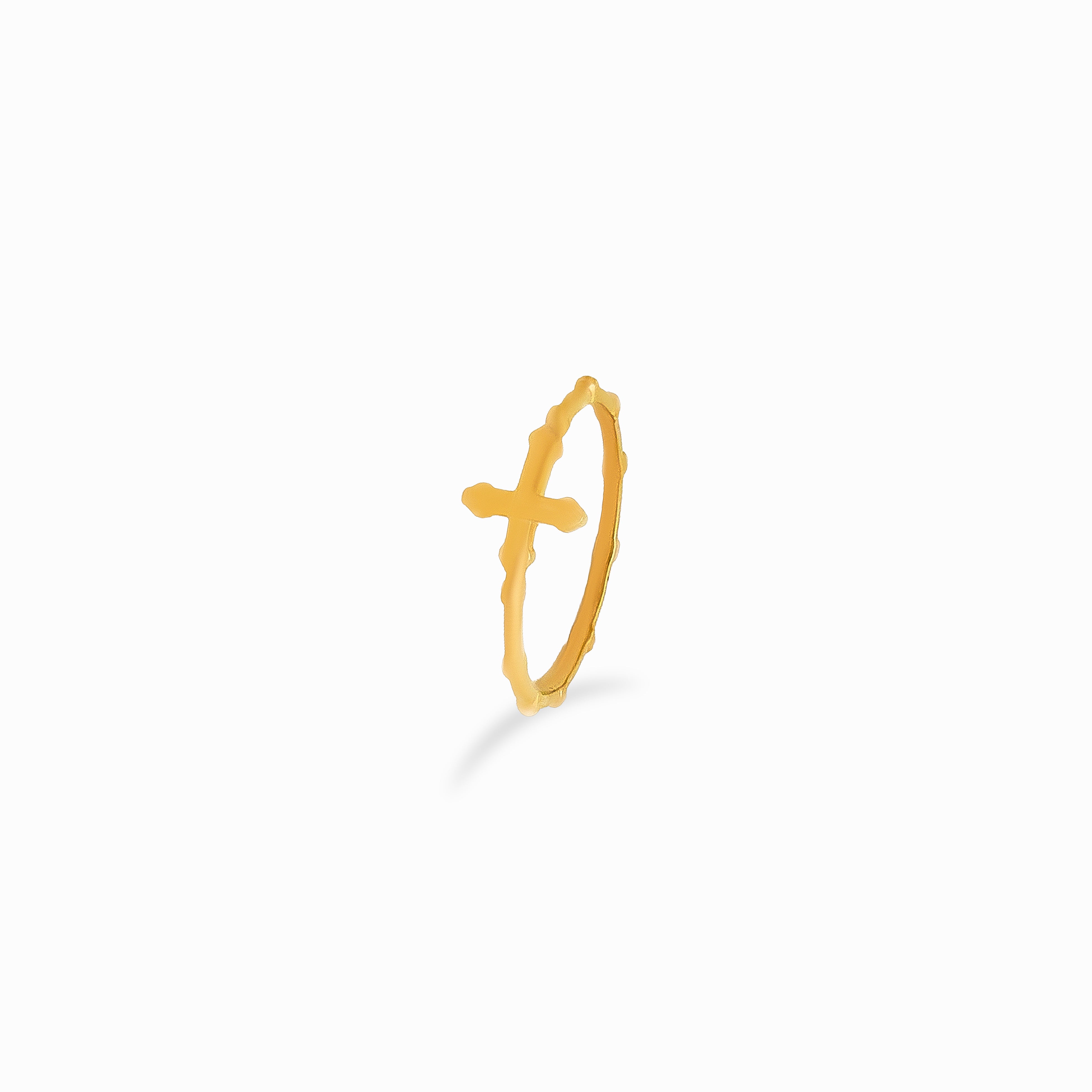 Cross Gold Ring