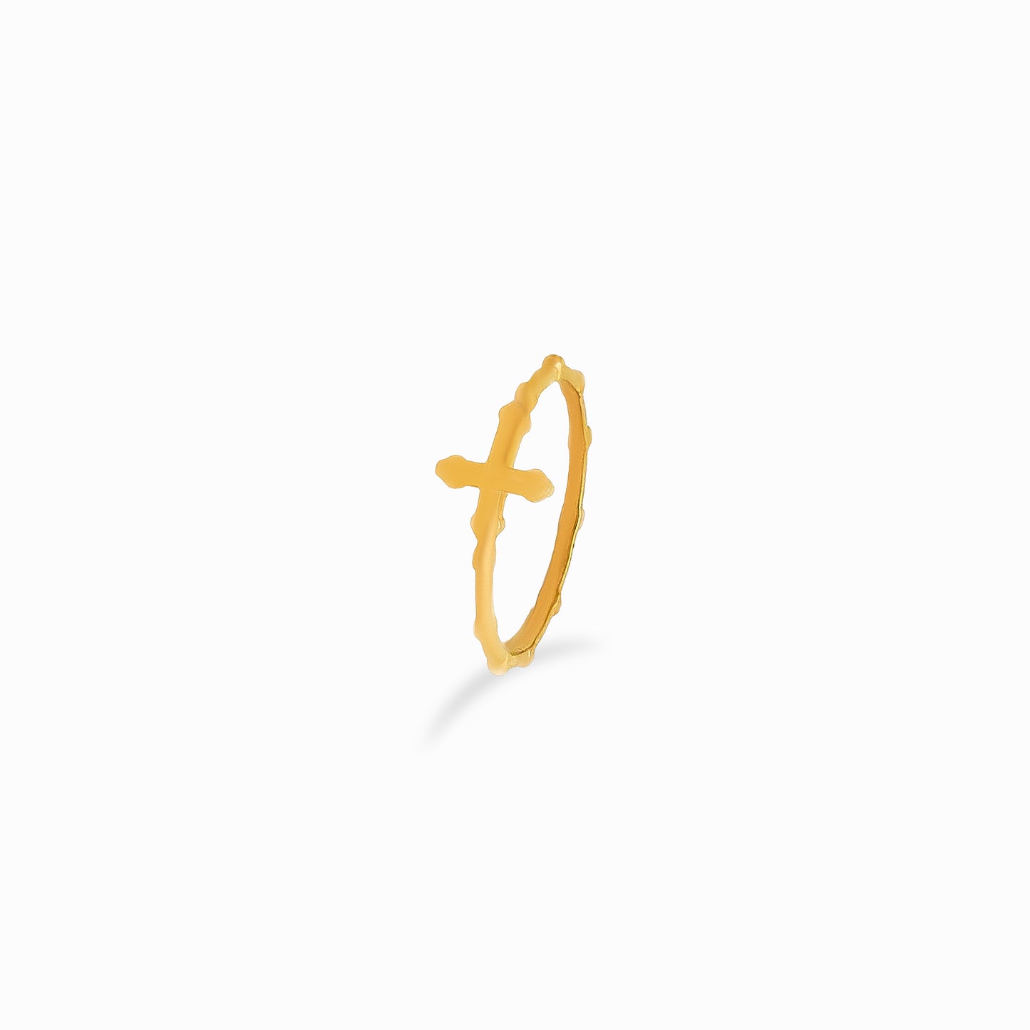 Cross Gold Ring