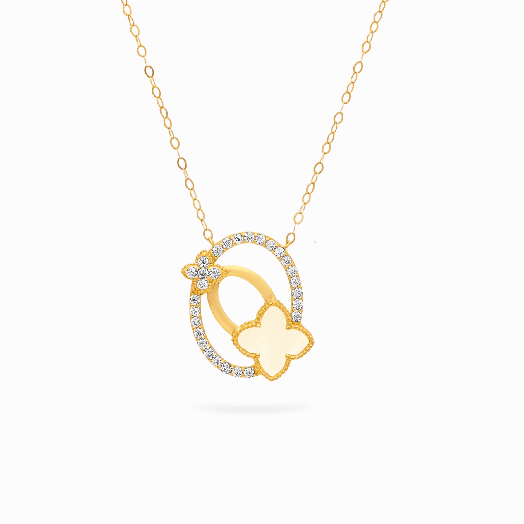 Floral Loop Necklace