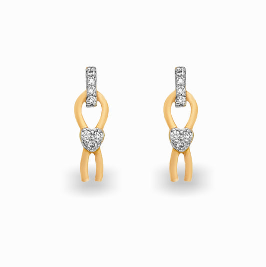 Luma Diamond Drop Studs