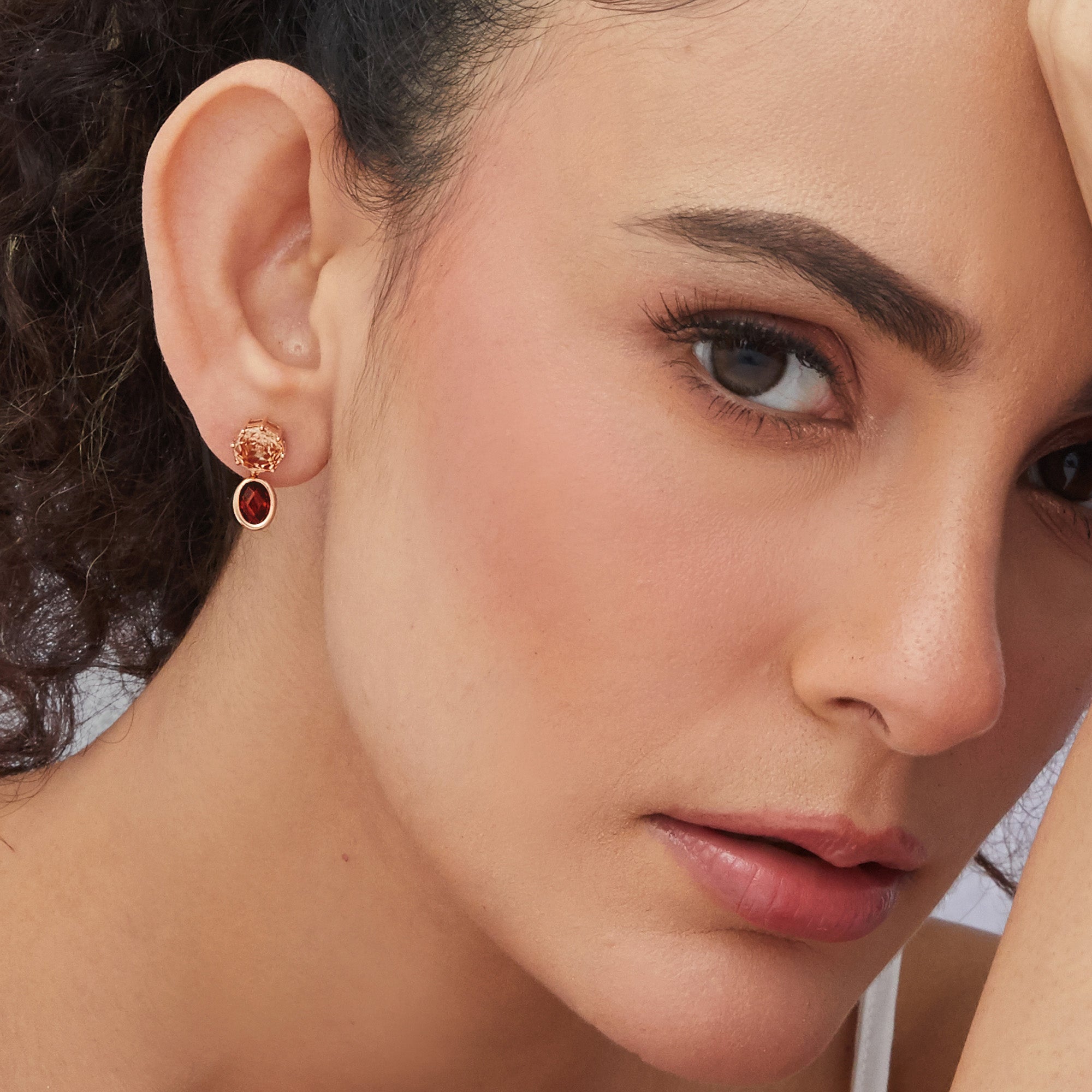 Rose Gleam Earrings