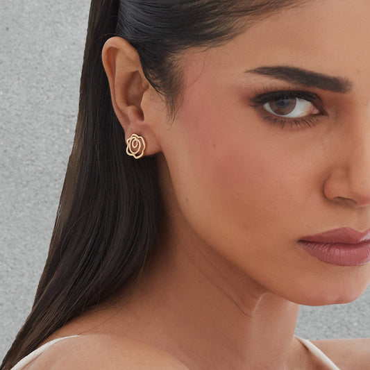 Rosette Earrings