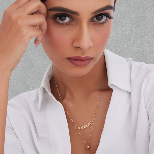 Linked Heart Necklace