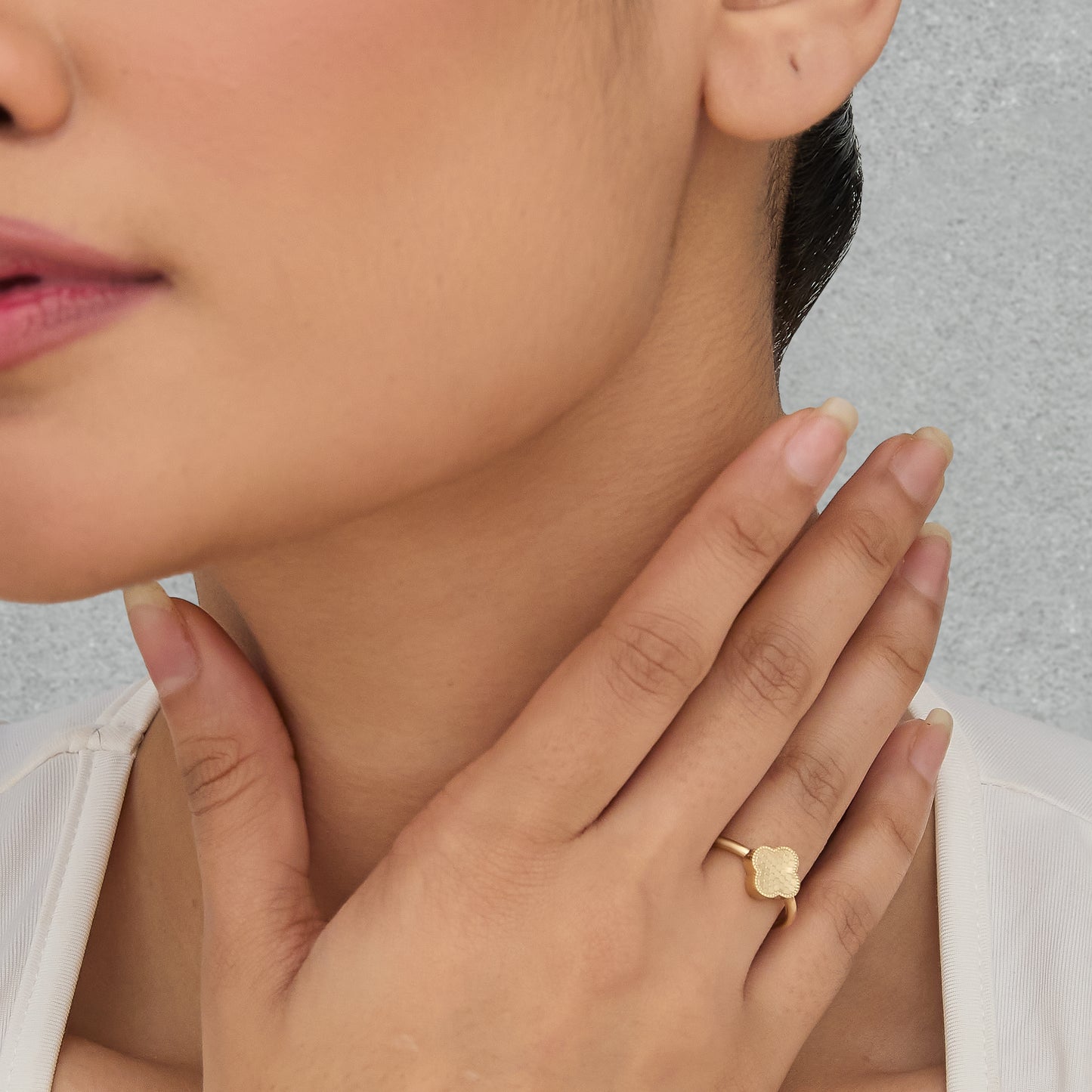 Clover Gold Ring
