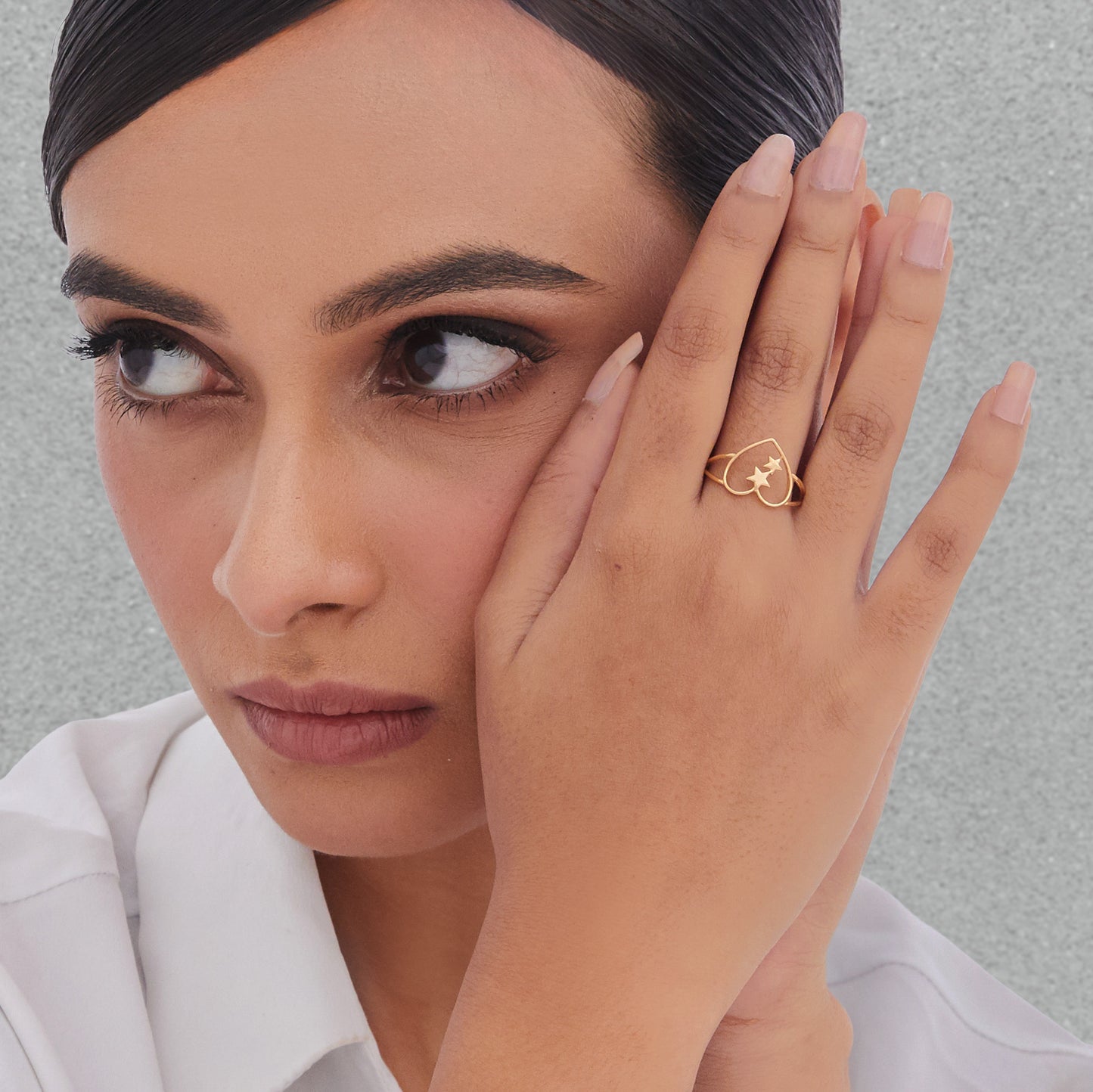 Starbound Heart Ring