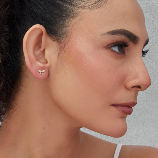 Mickey Gold Studs