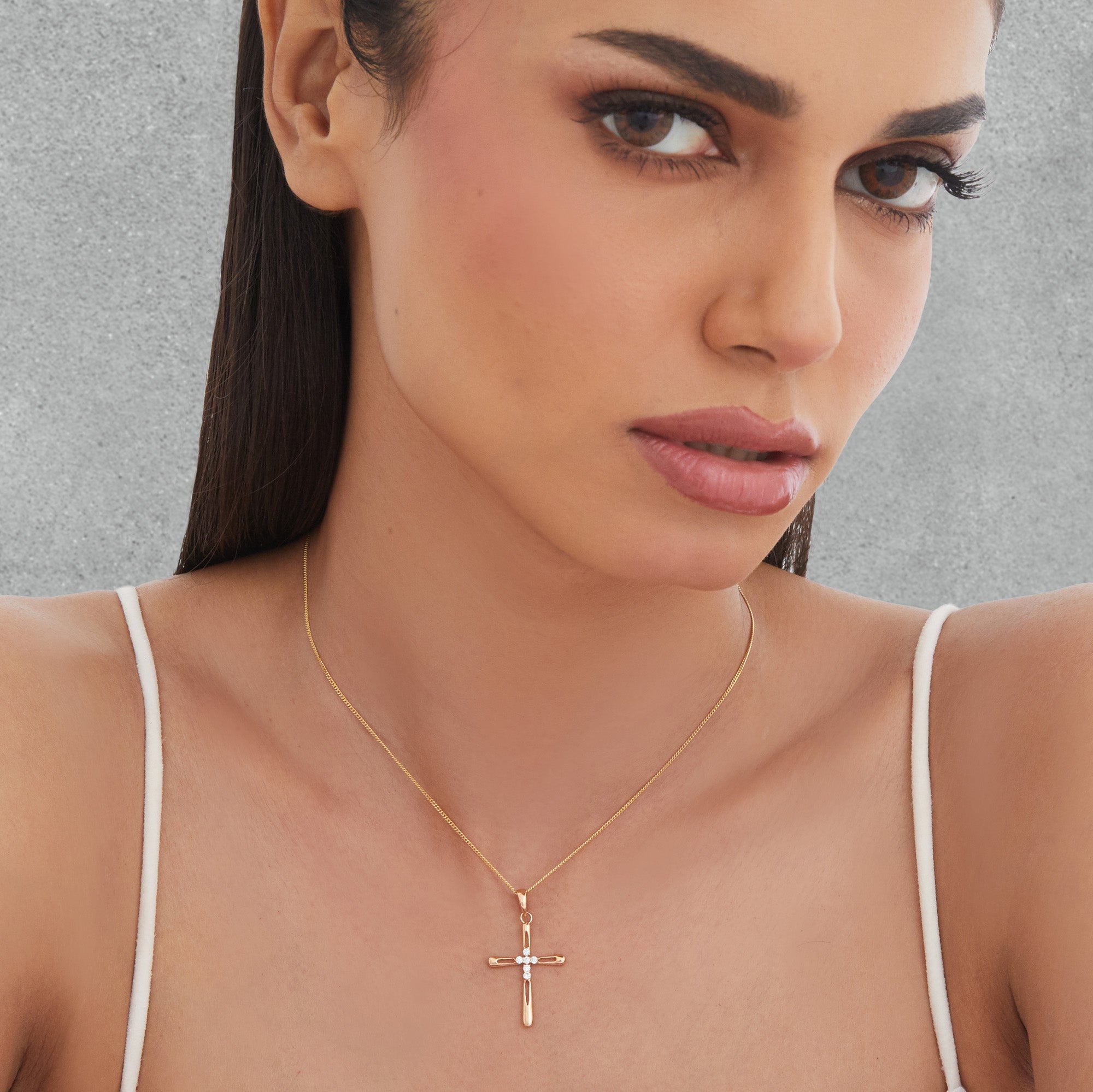 Lumière Cross Charm