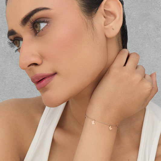 Flutter Gold Bracelet