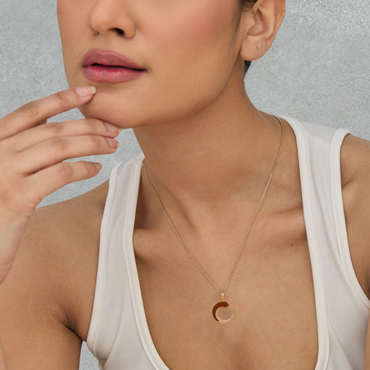 Half Halo Necklace