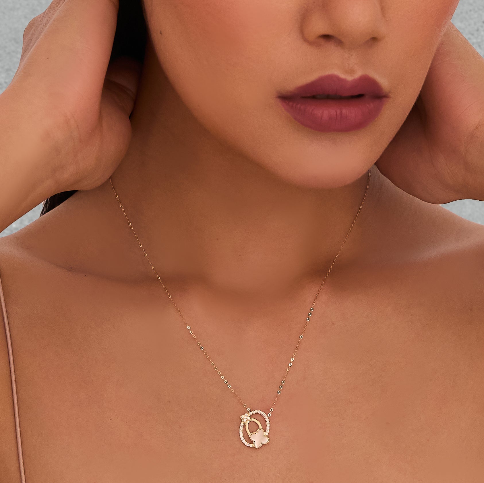 Floral Loop Necklace