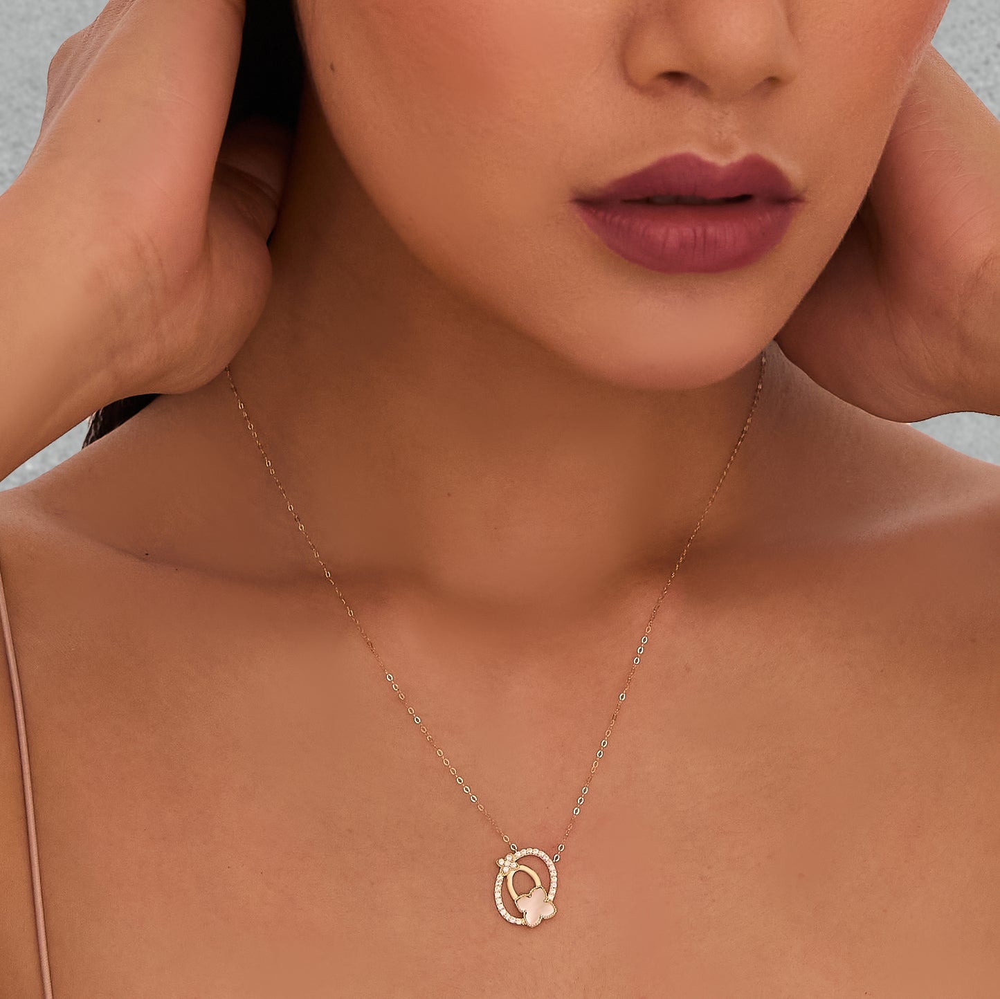 Floral Loop Necklace