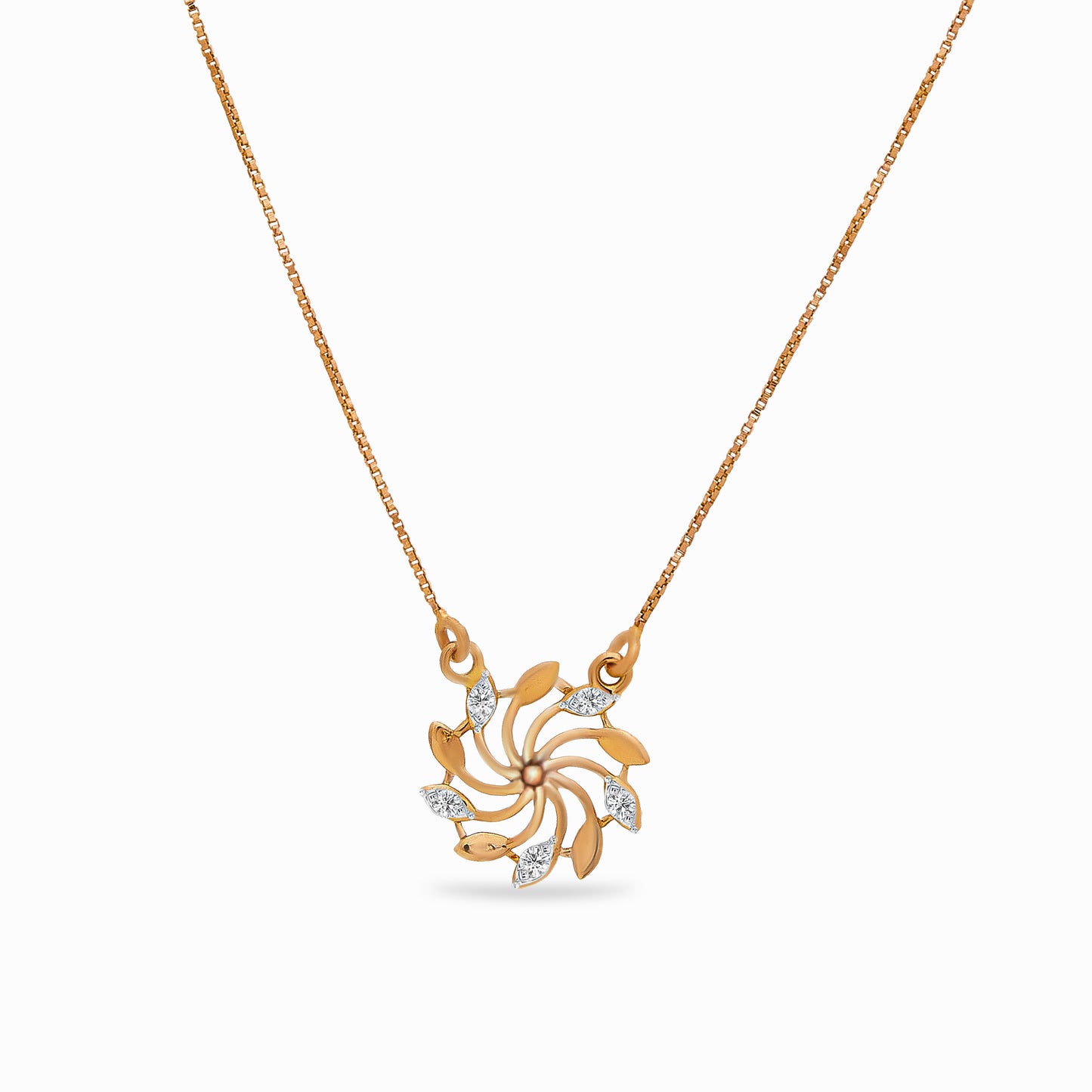 Sun Bloom Diamond Necklace