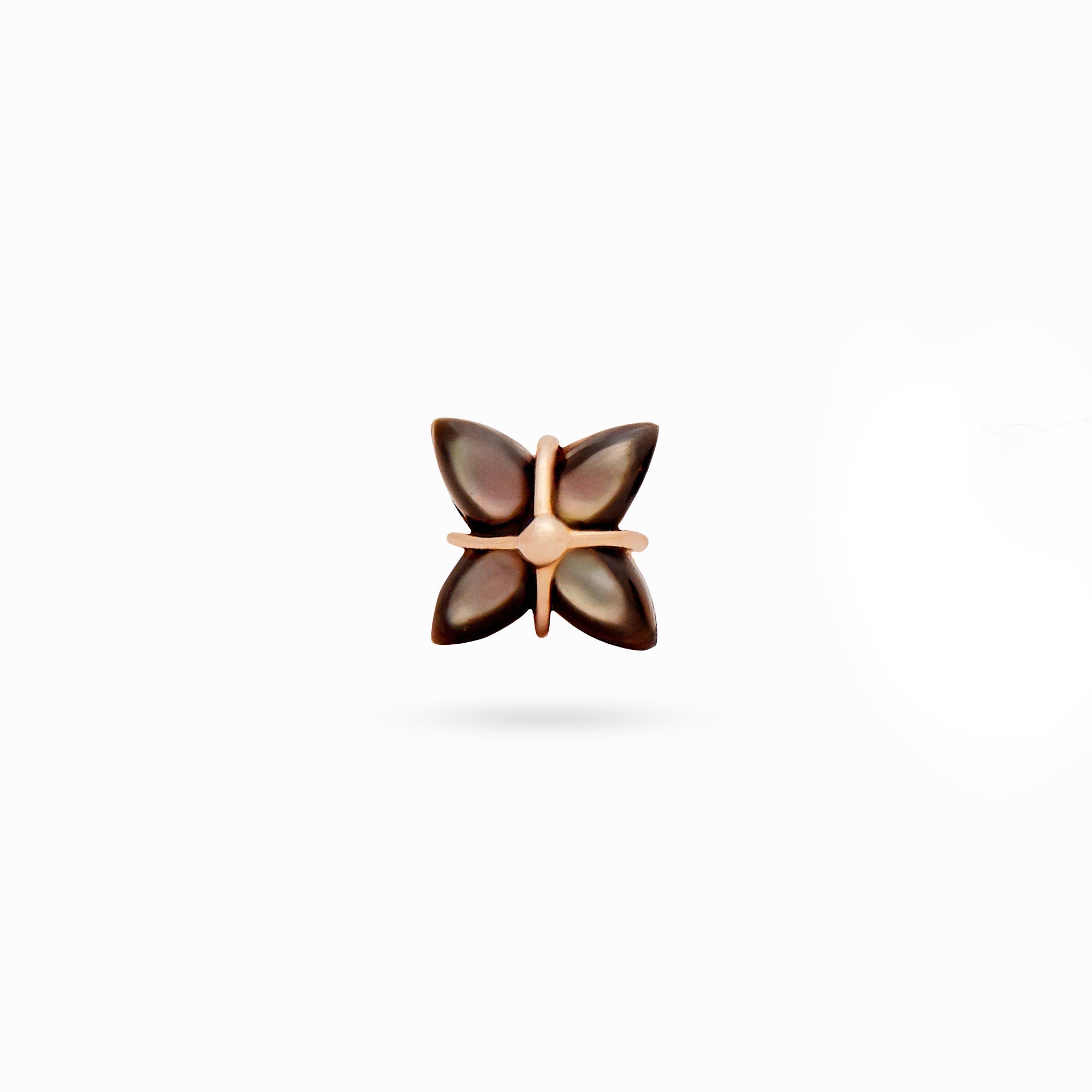 Noir Petal Earrings