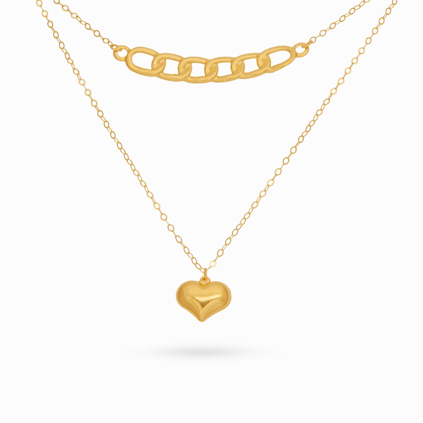 Linked Heart Necklace