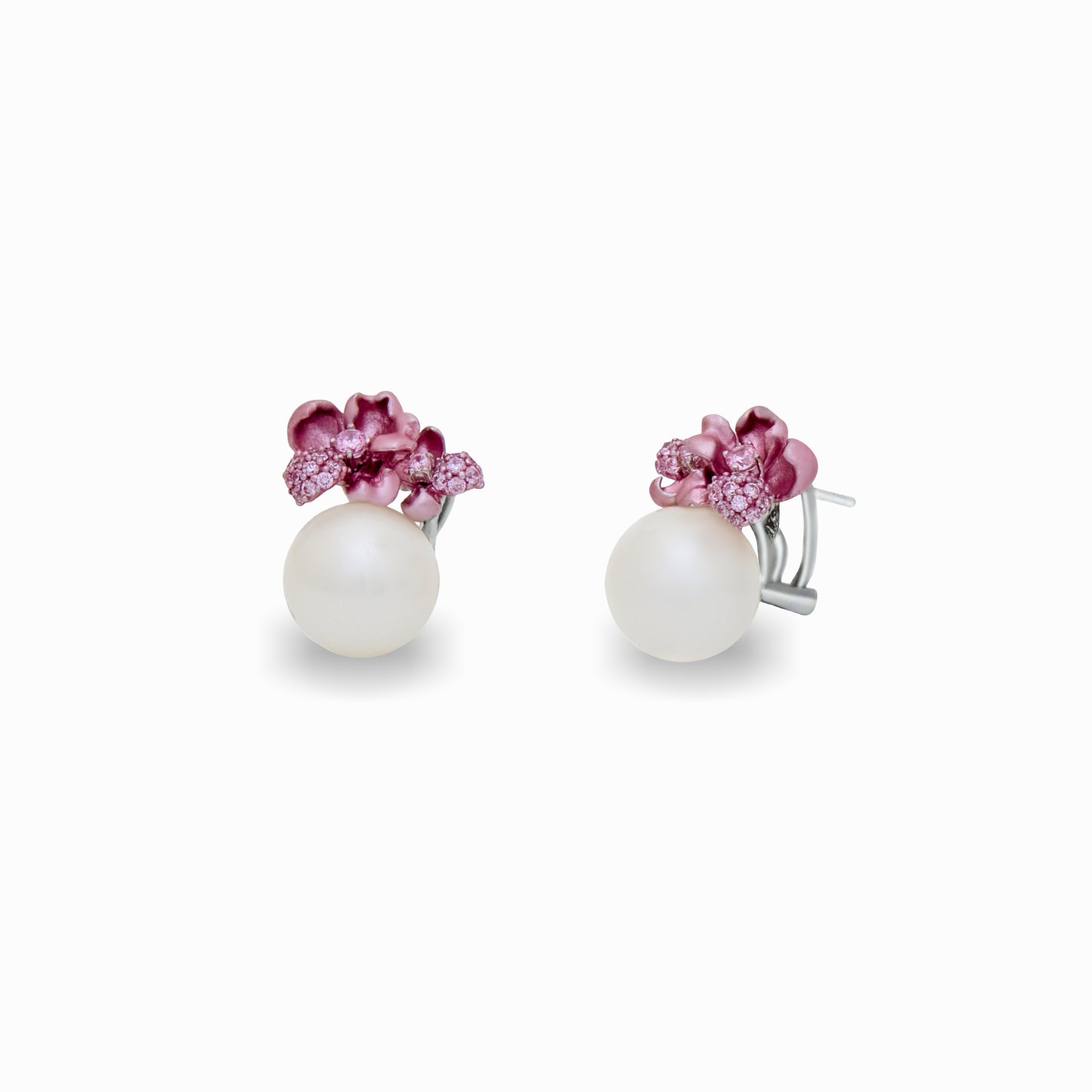 Blush Bloom Pearl Earrings