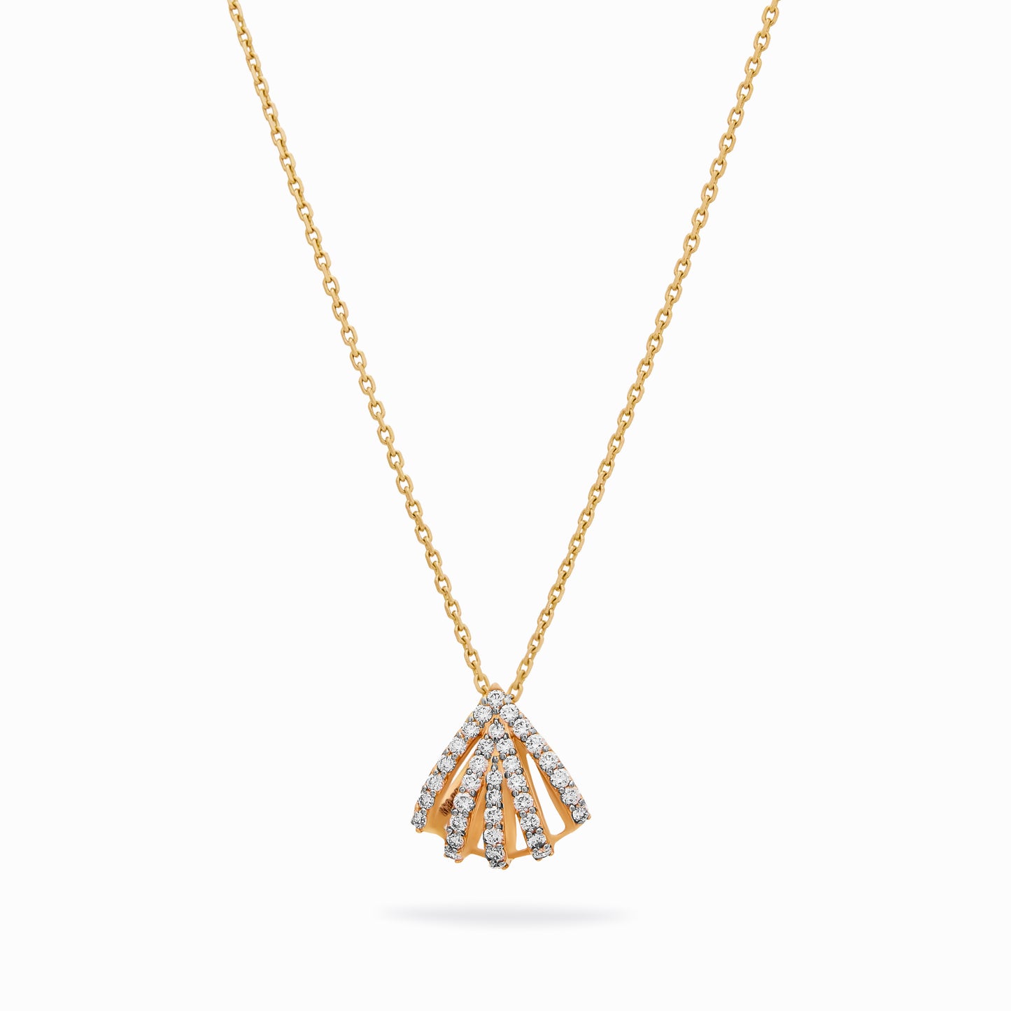 Ray Line Diamond Necklace