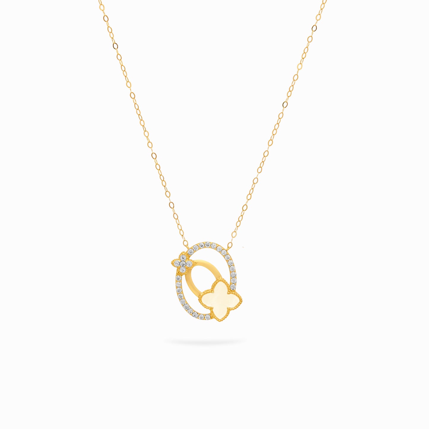 Floral Loop Necklace