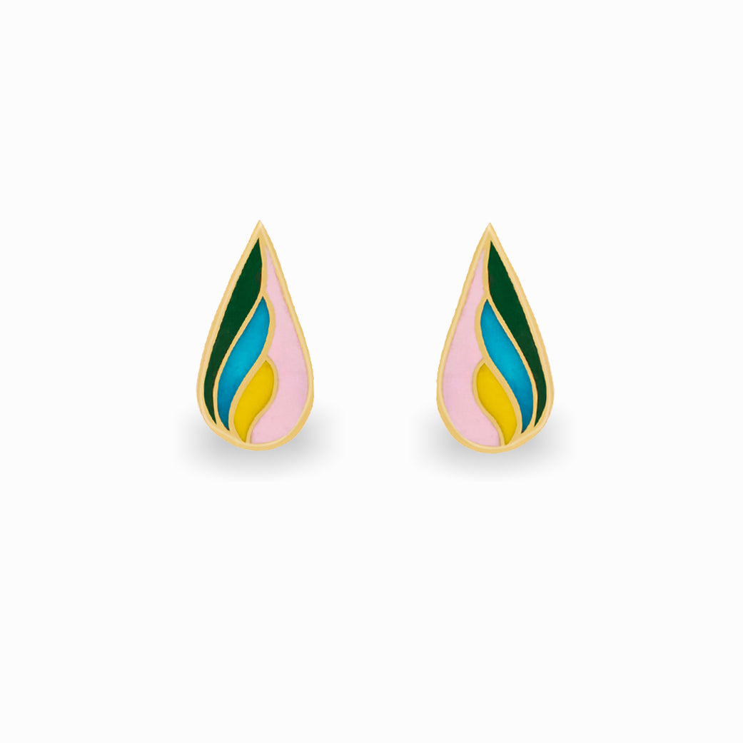 Lira Enamel Studs