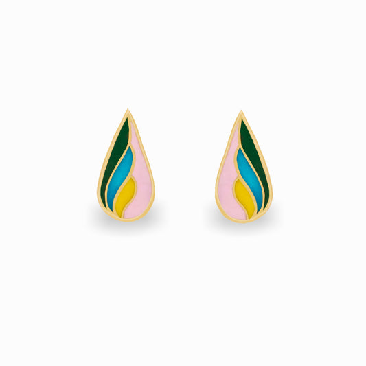 Lira Enamel Studs