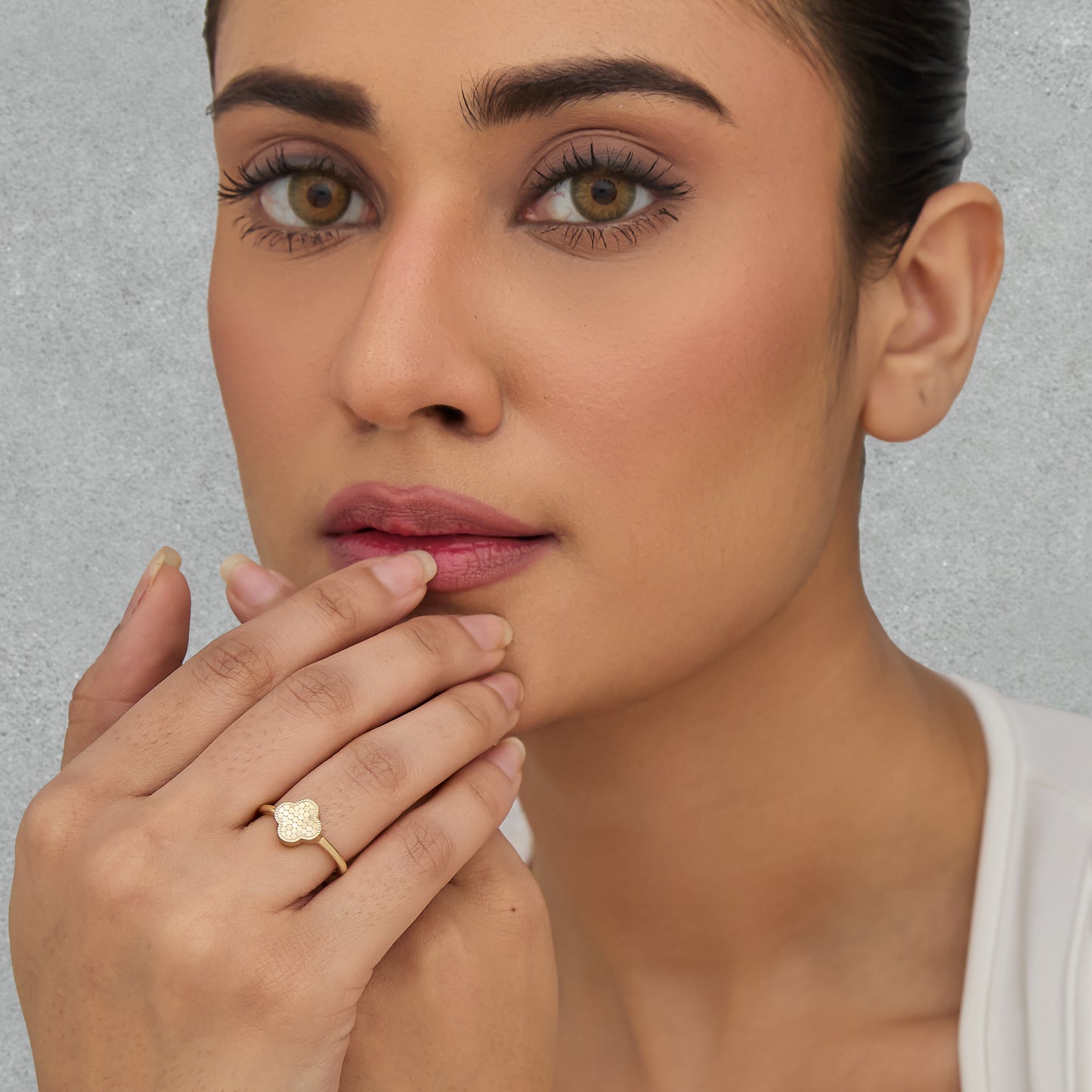 Clover Gold Ring