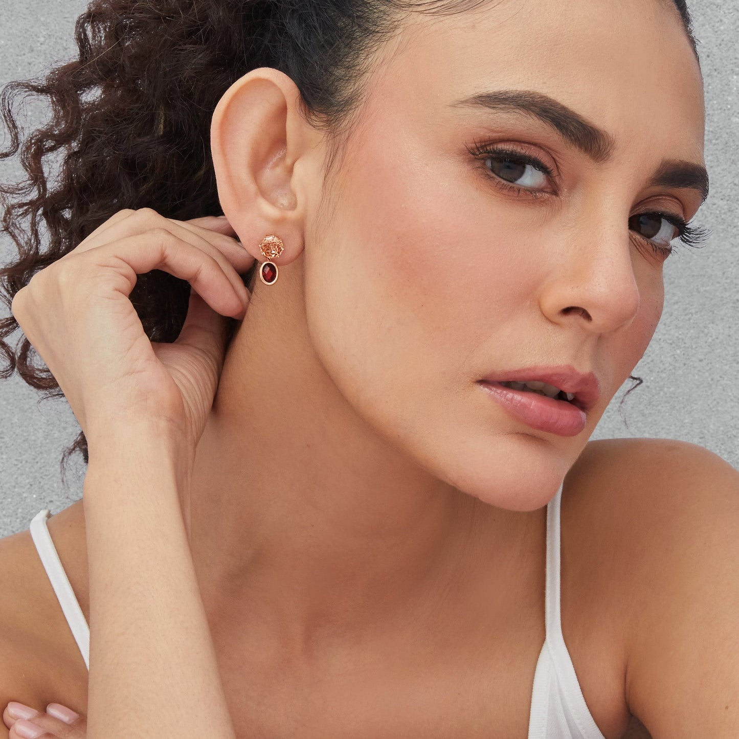 Rose Gleam Earrings
