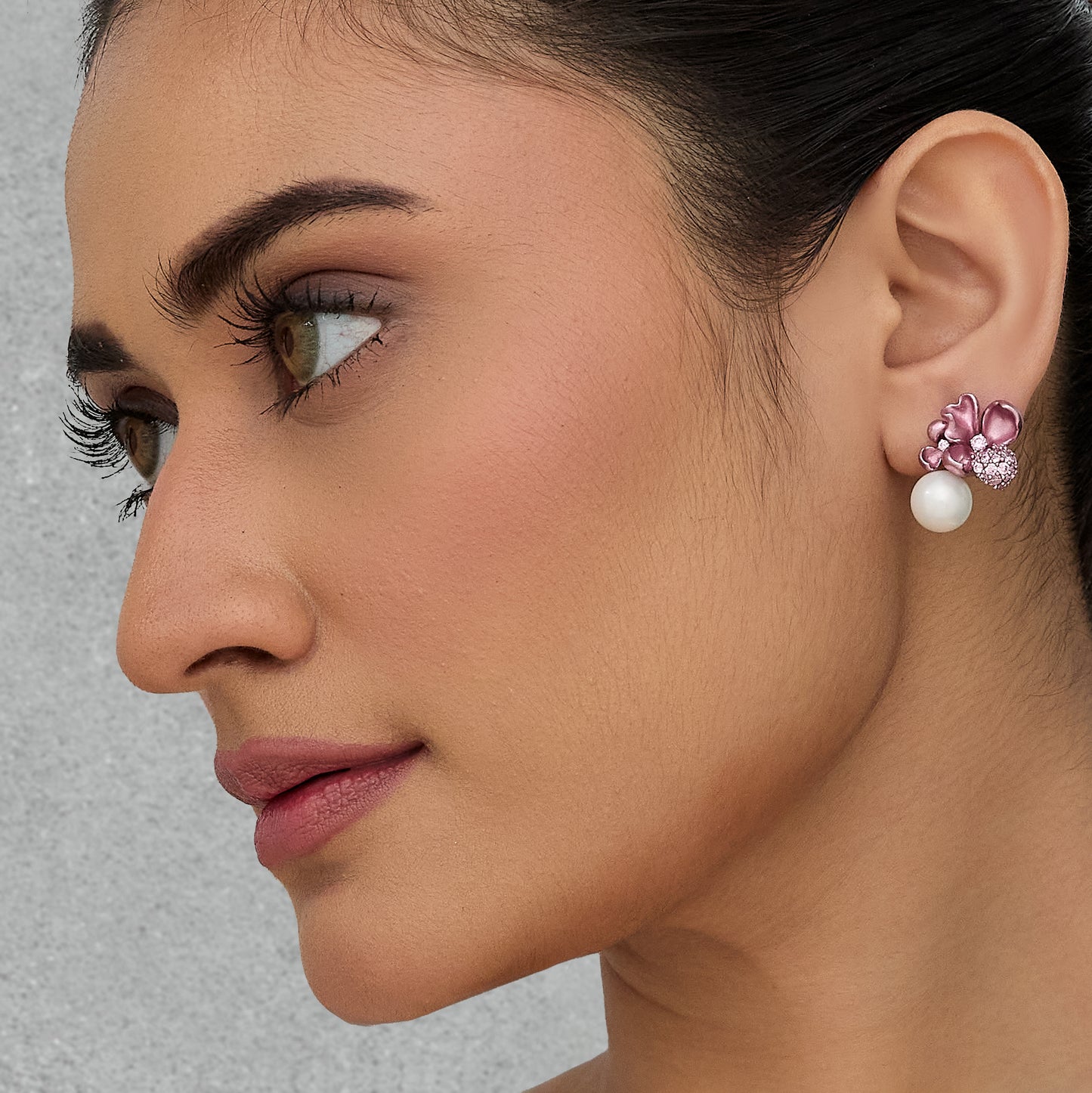 Blush Bloom Pearl Earrings