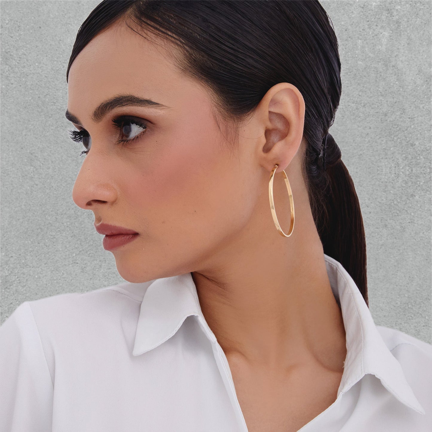 Gleam Hoop Earrings