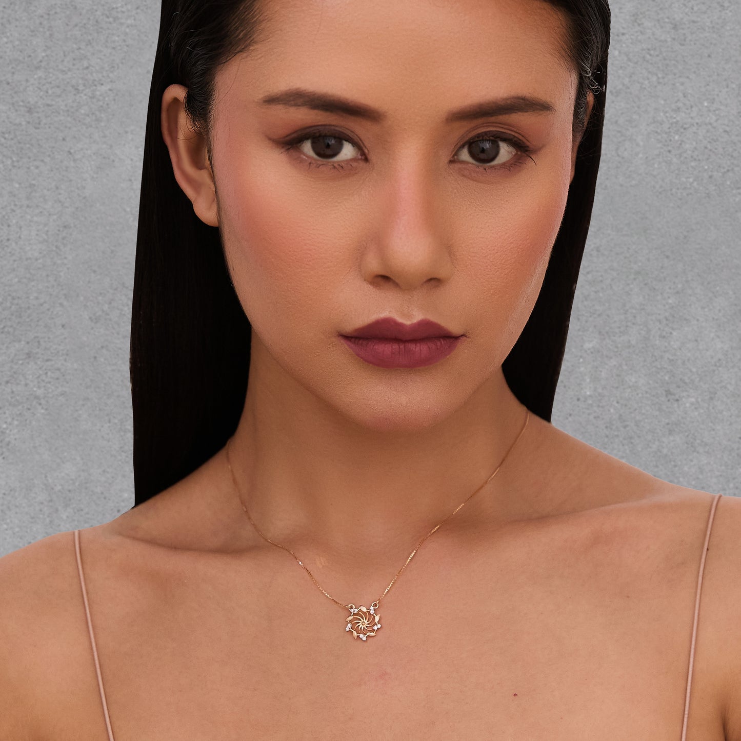 Sun Bloom Diamond Necklace