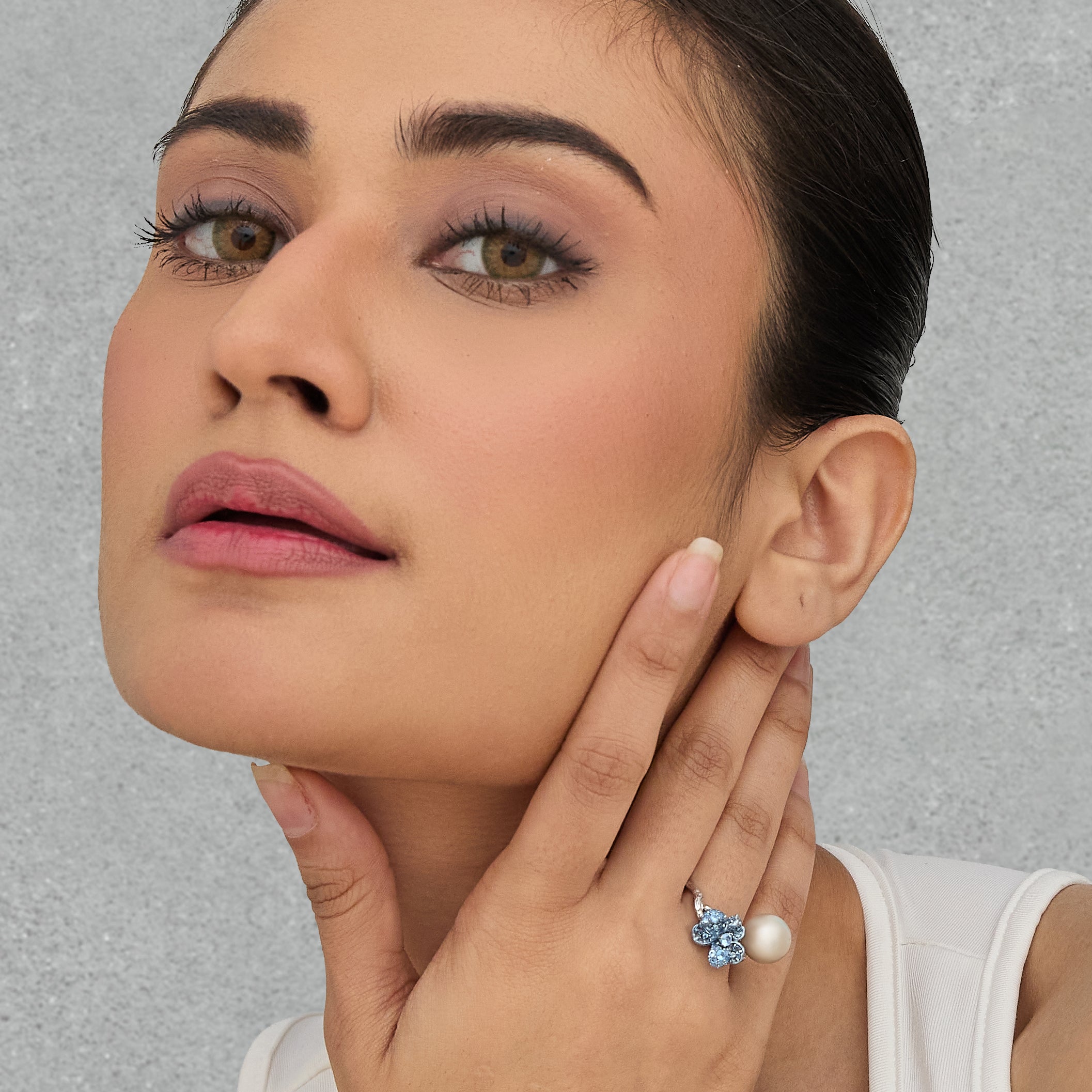 Pearl Flora Ring